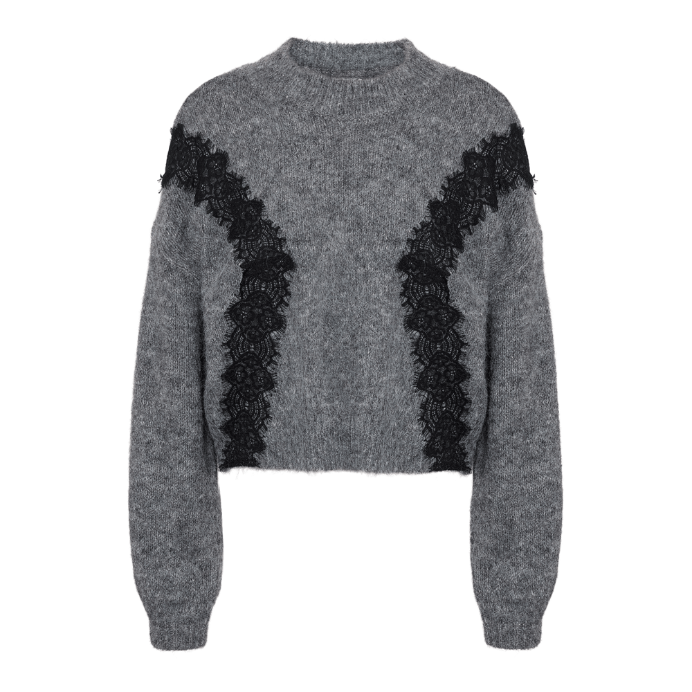 Noisy May Sutton Lace Knit Jumper